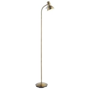 ENDON AMALFI TASK FLOOR LAMP ANTIQUE BRASS