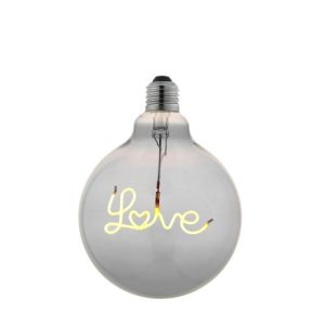 ENDON LOVE DOWN E27 LED FILAMENT 120MM DIA 2W SMOKE