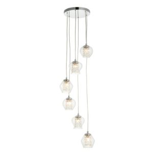 ENDON MESMER 6LT PENDANT