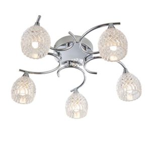 ENDON BOYER 5-LT CHROME FLUSH FITTING