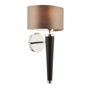 ENDON CORVINA WOOD WALL LIGHT C/W SHADE