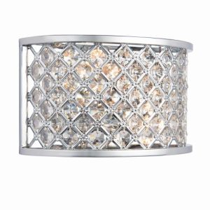 ENDON HUDSON 2-LIGHT WALL CHROME