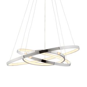 ENDON CHROME CEILING FTTG WITH 3 CIRCLES