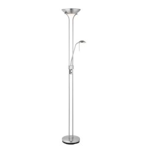 ENDON MOTHER & CHILD SATIN CHROME FLOOR LAMP