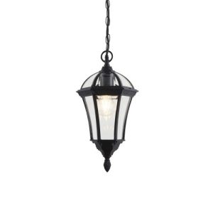 ENDON 1X100W BLACK PENDANT LANTERN