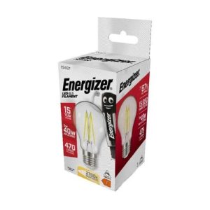ENERGIZER LED FILAMENT GLS ES 5W = 40W CL WW DIM