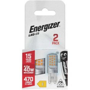 ENERGIZER LED 4.2W G9 DAYLIGHT - 2PK