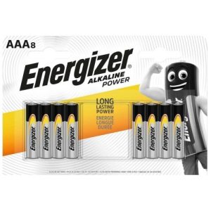 ENERGIZER AAA PK8 ALKALINE BATTERIES