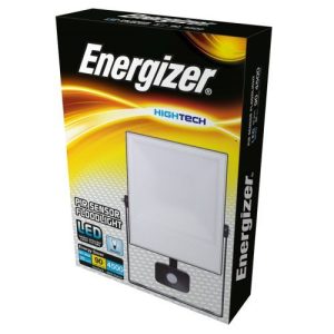 LED (PRE-WIRED) 50W=4500L PIR FLOOD+SWITCH OVERRIDE BLACK 6500K