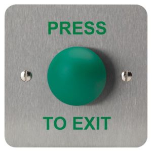 3E "PRESS TO EXIT" 12VDC DOOR RELEASE FLUSH