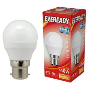 LED GOLFBALL BC 5.2W=470L=40W OPAL WW 2700K