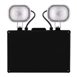 ESP BLACK 2 X 6W LED IP40 NON MAINTAINED E3 TWIN S