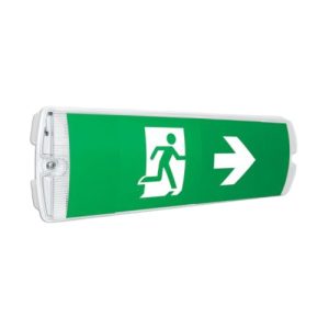 ETERNA 4W LED MAINT/N-MAINTAINED EMERGENCY BULKHEAD + LEGEND SET