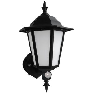 ETERNA 7W LED PIR LANTERN BLACK