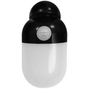 ETERNA WELLBKPIR LED 10W 4K 660LM IP65 BLACK CORNE