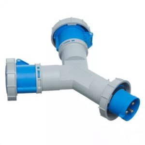 2 WAY SPLITTER 230V, 32A, 2P+E, IP67