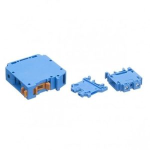 EUROPA DIN RAIL TERMINAL 10MM BLUE