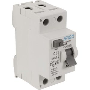 EUROPA 2-MODULE 80A 30mA A-TYPE RCD