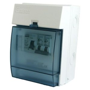 EUROPA GARAGE UNIT(40A RCD+1 EACH 6,16A)