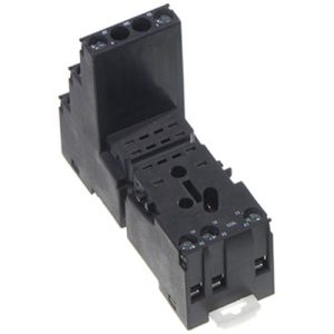 EUROPA BLACK 8-PIN RELAY BASE