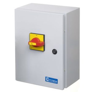 EUROPA 125A METAL IP65 SWITCH DISCONNECTOR