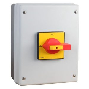 EUROPA 125A 4 POLE SWITCH DISCONNECTOR METAL