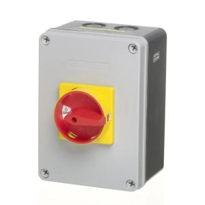 EUROPA 40A 4 POLE ISOLATOR SWITCH (LARGER ENCLOSURE)