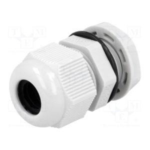 EUROPA M16 16MM WHITE CABLE GLANDS EACH