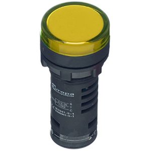 EUROPA 22MM LED PILOT AMBER 230V AC IP65