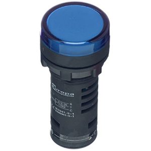 EUROPA 22MM LED PILOT BLUE 230V AC IP65