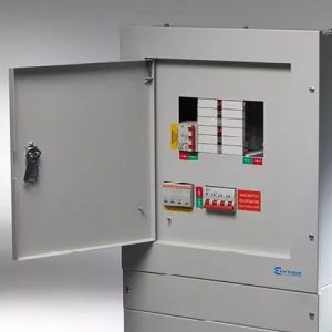 EUROPA 7-WAY TP+N BOARD C/W 4 POLE 125A ISOLATOR+SURGE