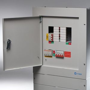EUROPA 33W TP+N DISTRIBUTION BOARD C/W TYPE 2 SPD + 125A MAIN SWITCH