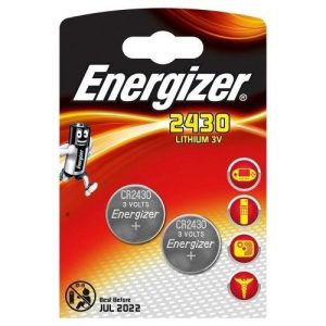 ENERGIZER CR2430 LITHIUM BATTERY (2PK)
