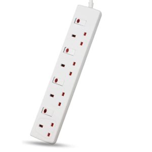4-G 2MTR 13AMP IND. SWITCHED EXT LEAD