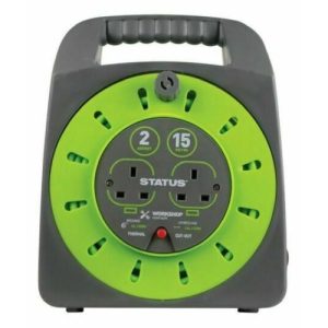 STATUS 15M 13A 2-SKT HANDBAG REEL