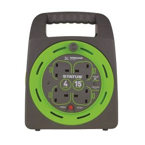 STATUS 15M 13A 4-SKT HANDBAG REEL