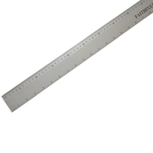 FAITHFULL STAINLESS STEEL RULE 1000MM/36" X 30MM