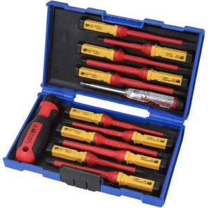 FAITHFULL 13PC INTERCHANGABLE VDE SCREWDRIVER SET
