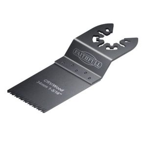 FAITHFULL FLUSH CUT WOOD BLADE SET 34MM