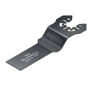 FAITHFUL FLUSH CUT WOOD/METAL BLADE 22MM