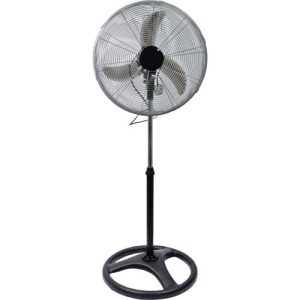 PREM-I-AIR 18" BLACK/SILVER PEDESTAL FAN