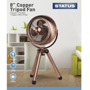 8" COPPER TRIPOD FAN 3SP STATUS