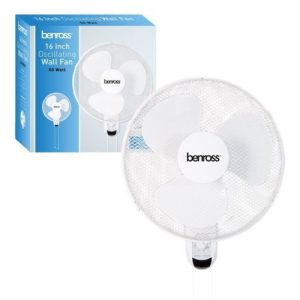 BENROSS 16" OSCILATING WALL FAN