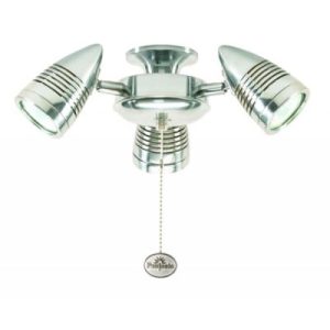 FANTASIA SORRENTO STAINLESS STEEL 3 X GU10 LIGHT FITTING
