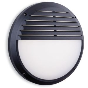 FIRSTLIGHT LUCA LED RESIN WALL LIGHT BLACK