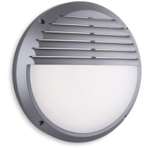 FIRSTLIGHT LUCA LED RESIN WALL LIGHT SILVER