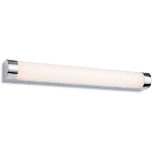FIRSTLIGHT LIMA LED WALL LIGHT - 600MM CHROME WITH OPAL WHITE POLYCARBONATE DIFFUSER