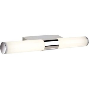 FIRSTLIGHT VEGA LED WALL LIGHT CHROME WITH POLYCARBONATE DIFFUSER