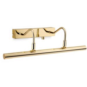 FIRSTLIGHT LED PICTURE LIGHT WITH DIMMER SWITCH - 7W POLISHED BRASS