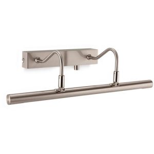 FIRSTLIGHT LED PICTURE LIGHT WITH DIMMER SWITCH - 7W BRUSHED STEEL